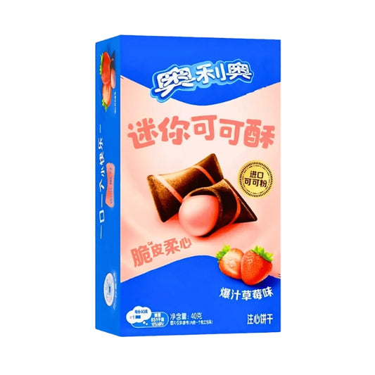 Oreo Mini Cocoa Crisp Strawberry 40g