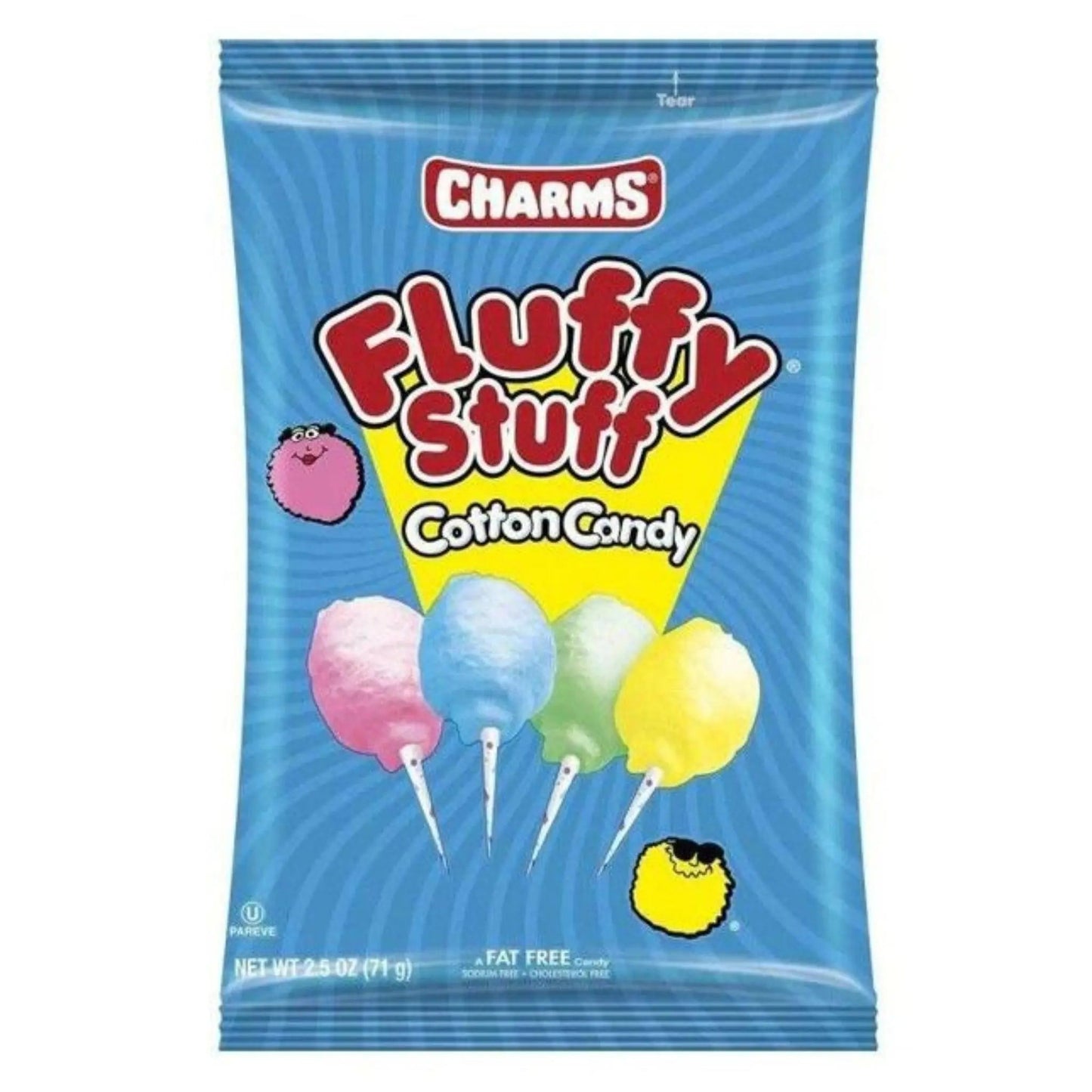 Charms Fluffy Stuff Zuckerwatte 71g - OhMyCandyBox