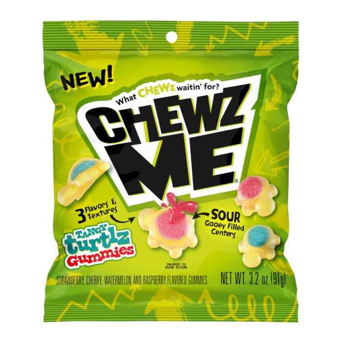 Chewz Me Sour Tangy Turtlez Gummies 91g