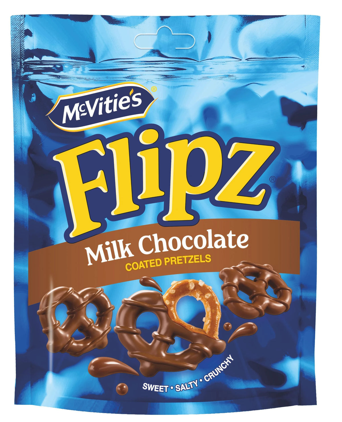 Vrećica Flipz milk čokolade i pereca, McVities, 70 g