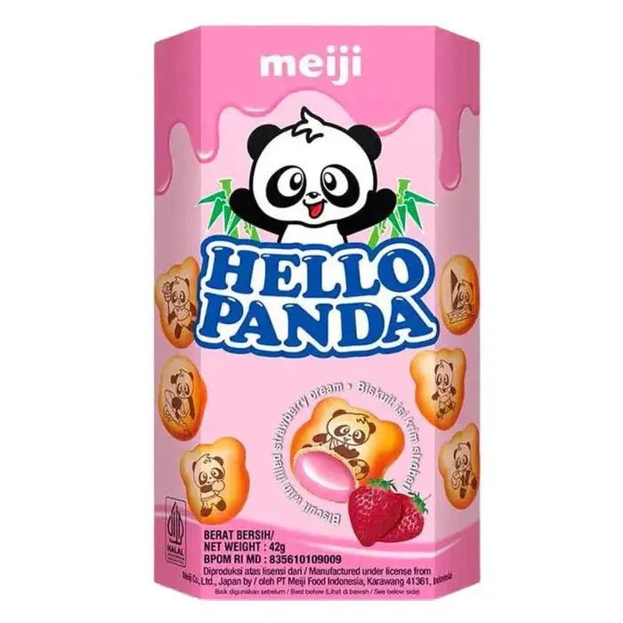 Hello Panda Strawberry 50g - Amerikanische Süßigkeiten - OhMyCandyBox Kroatien
