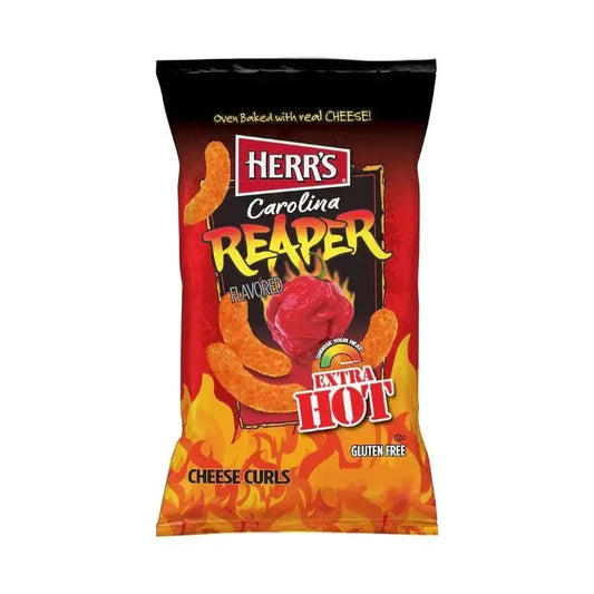 Herr’s Carolina Reaper Käsekringel 28g - Amerikanische Süßigkeiten - OhMyCandyBox Kroatien