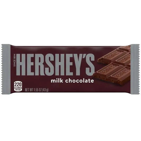 Hershey's Milchschokolade 43g - Amerikanische Süßigkeiten - OhMyCandyBox Kroatien