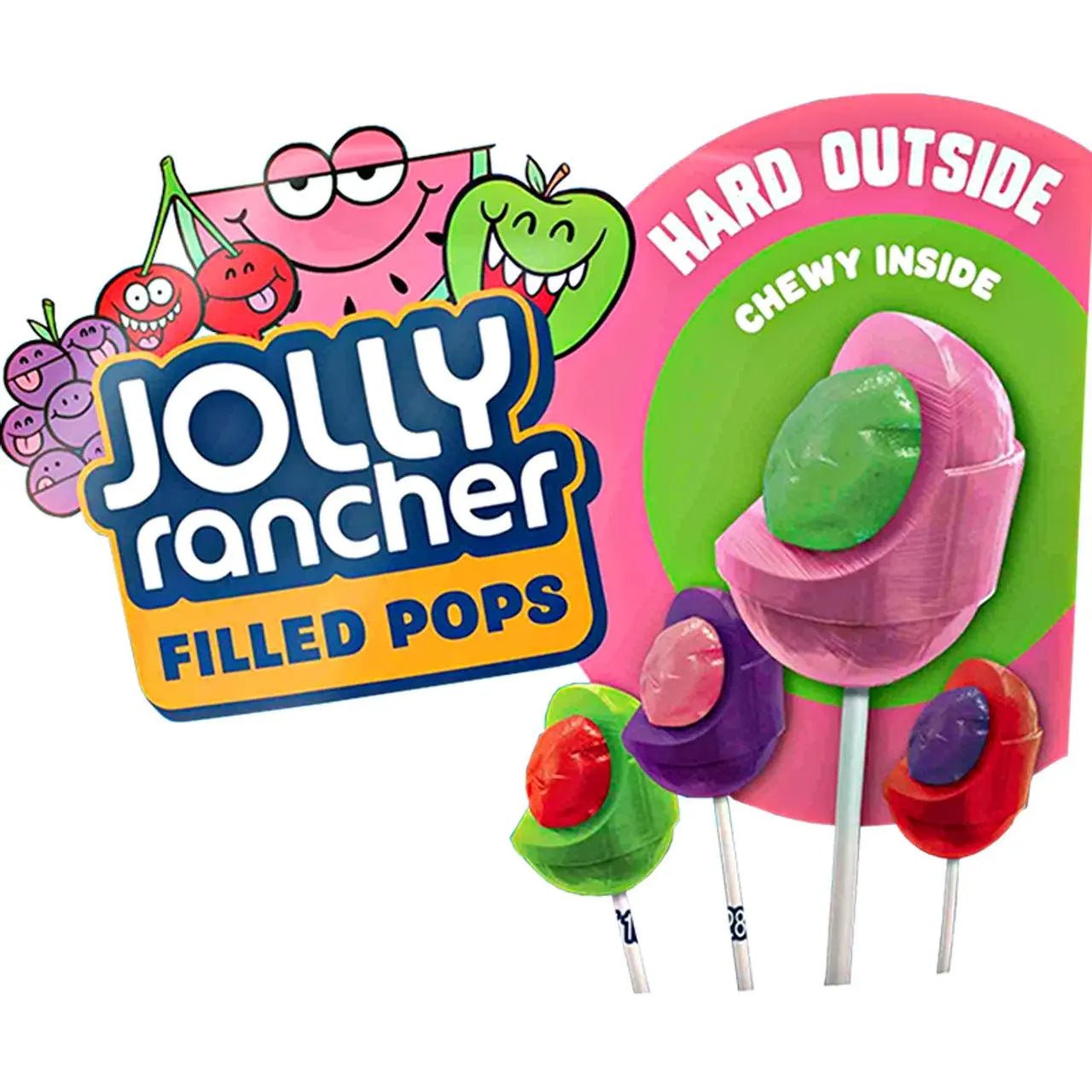 Jolly Rancher Filled Pops 16g - Amerikanische Süßigkeiten - OhMyCandyBox Kroatien