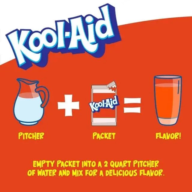 Kool Aid Orange 4g - Amerikanische Süßigkeiten - OhMyCandyBox Kroatien