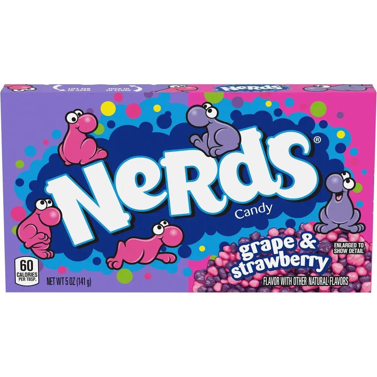 Nerds - Traube & Erdbeere 141g - Amerikanische Süßigkeiten - OhMyCandyBox Kroatien