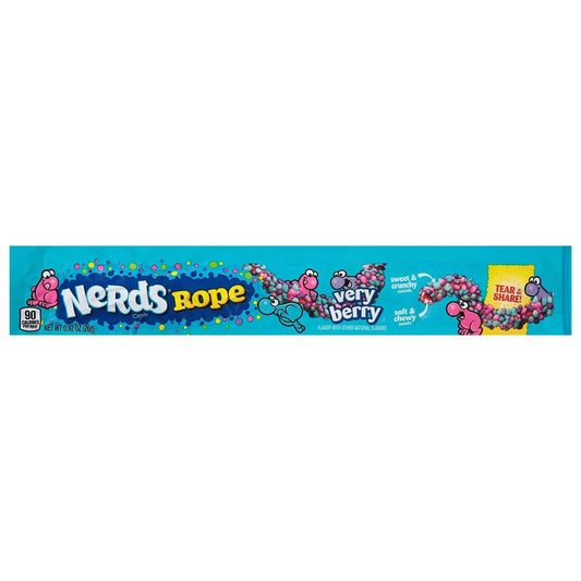 Nerds Rope Very Berry 26g - Amerikanische Süßigkeiten - OhMyCandyBox Kroatien