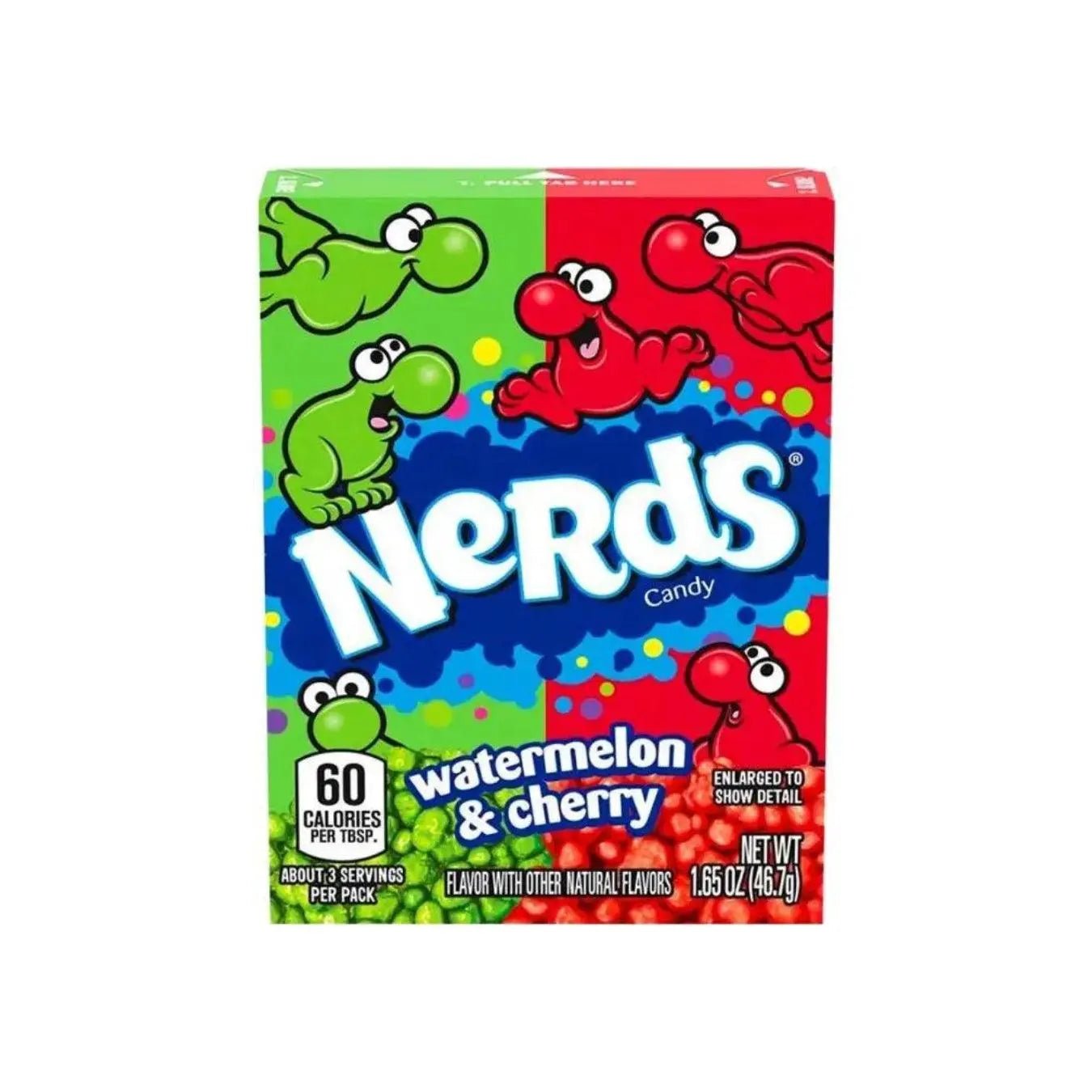 Nerds - Wassermelone & Kirsche 47g - OhMyCandyBox