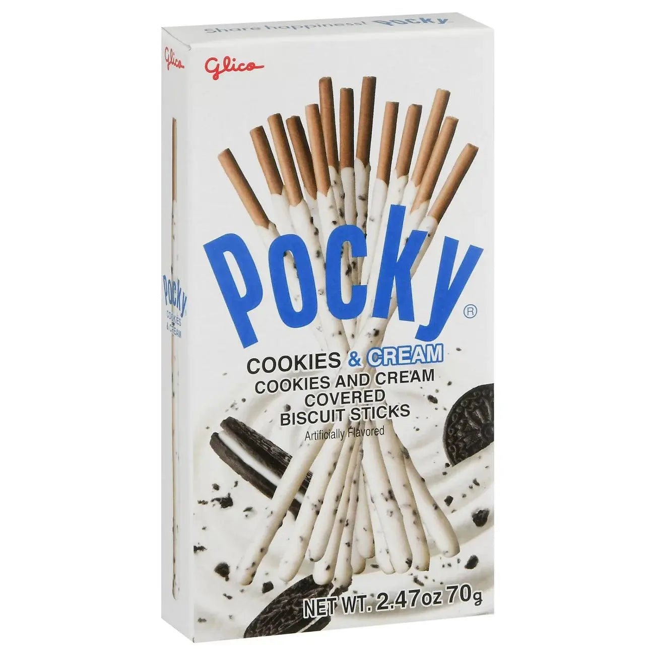 Pocky Cookies & Cream 41g - Amerikanische Süßigkeiten - OhMyCandyBox Kroatien