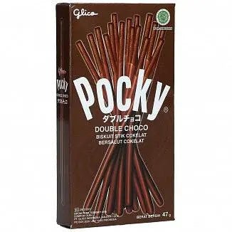 Pocky Double Choco 47g - Amerikanische Süßigkeiten - OhMyCandyBox Kroatien