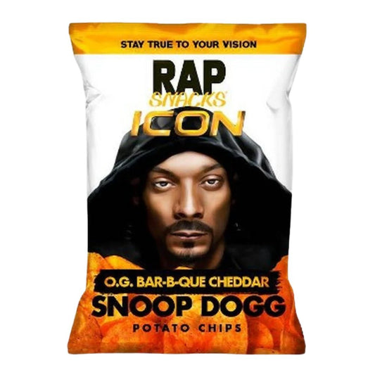 Rap Snacks Snoop Dogg O.G. Bar - B - Que Cheddar 71g - OhMyCandyBox