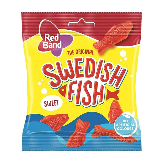 Schwedische Fische Rote Band 100g - OhMyCandyBox