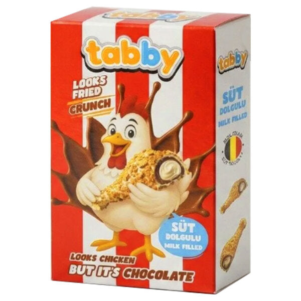 Tabby Milk Cream Filled Chicken Chocolate 50g