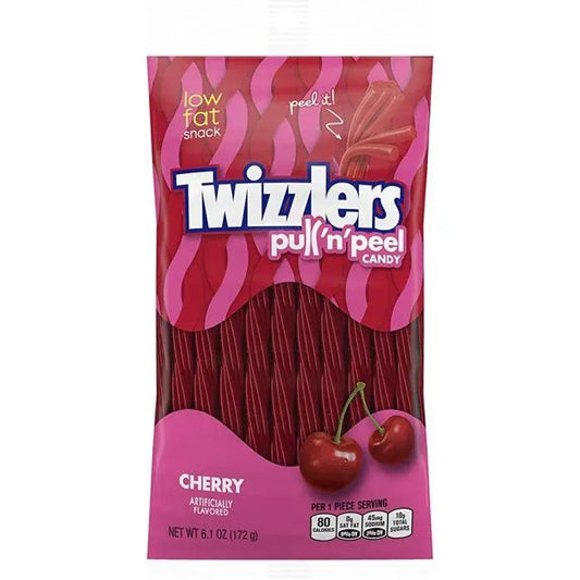 Twizzlers Pull 'n' Peel Kirsche 172g - OhMyCandyBox